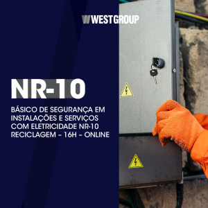 BÁSICO DE SEGURANÇA EM INSTALAÇÕES E SERVIÇOS COM ELETRICIDADE NR-10 RECICLAGEM - 16H - ONLINE
