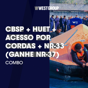 COMBO: CBSP + HUET + ACESSO POR CORDAS + NR-33 (GANHE NR-37)