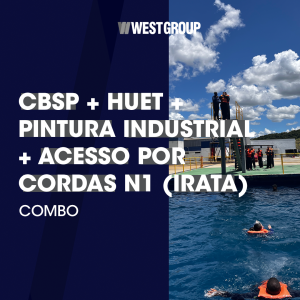 COMBO: CBSP + HUET + PINTURA INDUSTRIAL + ACESSO POR CORDAS N1 (IRATA)