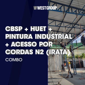 COMBO: CBSP + HUET + PINTURA INDUSTRIAL + ACESSO POR CORDAS N2 (IRATA)