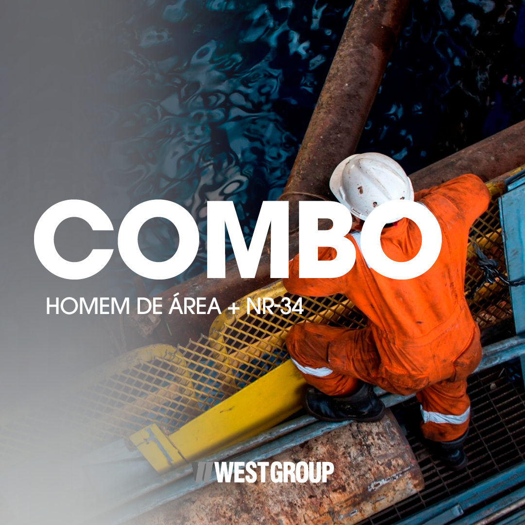 COMBO: HOMEM DE ÁREA + NR-34 MOVIMENTAÇÃO DE CARGAS 20H - SEMIPRESENCIAL