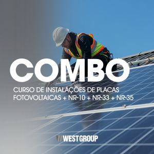CURSO DE INSTALAÇÕES DE PLACAS FOTOVOLTAICAS (SOLARES) + NR-10 + NR-33 + NR-35