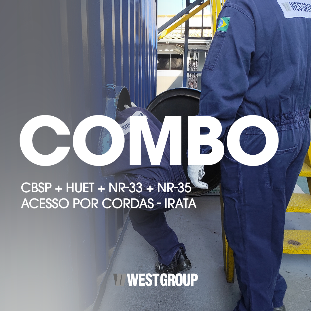 CBSP + HUET + NR-33 16h + NR-35 + ACESSO POR CORDAS – IRATA