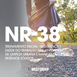 NR-38 – TREINAMENTO INICIAL – SEGURANÇA E SAÚDE DO TRABALHO NAS ATIVIDADES DE LIMPEZA URBANA E MANEJO DE RESÍDUOS SÓLIDOS – 08H (SEMIPRESENCIAL)