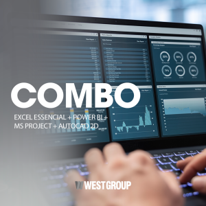 COMBO: EXCEL ESSENCIAL + POWER BI + MS PROJECT + AUTOCAD 2D