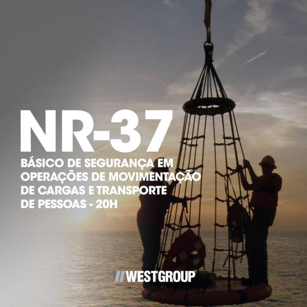 NR-37 - BÁSICO DE SEGURANÇA EM OPERAÇÕES DE MOVIMENTAÇÃO DE CARGAS E TRANSPORTE DE PESSOAS - 20H