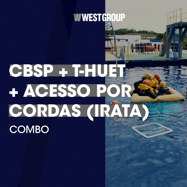 COMBO: CBSP + T-HUET + ACESSO POR CORDAS N1 (IRATA)
