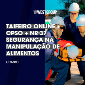 TAIFEIRO ONLINE + CPSO + NR-37 CURSO BÁSICO PARA MANIPULADORES DE ALIMENTOS 16H