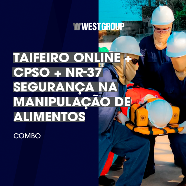 TAIFEIRO ONLINE + CPSO + NR-37 CURSO BÁSICO PARA MANIPULADORES DE ALIMENTOS 16H