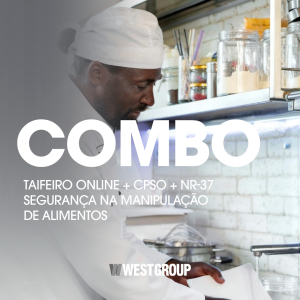 TAIFEIRO ONLINE + CPSO + NR-37 CURSO BÁSICO PARA MANIPULADORES DE ALIMENTOS 16H